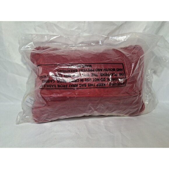 New Chandler 4 Corners Wool Red Santa Christmas Pillow Hooked 8" x 12" - Picture 4 of 5